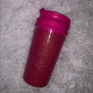 Glittered travel cup for kids